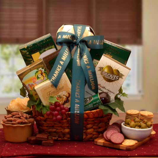 A Gourmet Thank You Gift Basket - DB Gift Baskets
