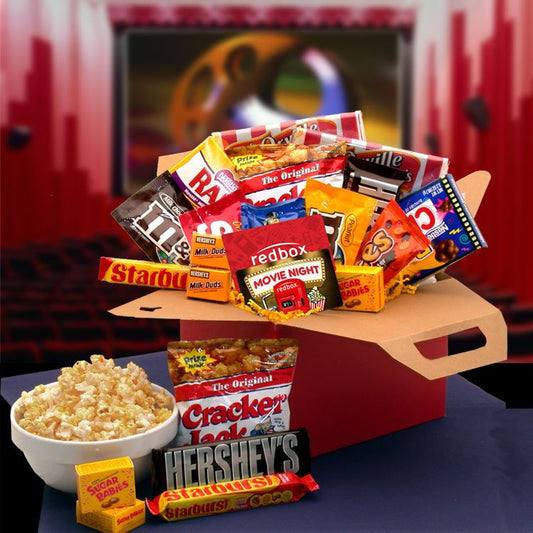 Blockbuster Night Movie Care Package - DB Gift Baskets