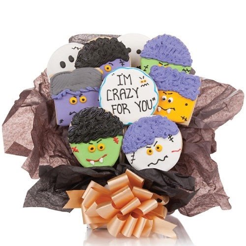 Halloween Ghouls Cookie Bouquet - 9 Pc - DB Gift Baskets
