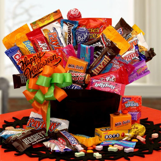 Happy Halloween Candy Cauldron Of Treats - DB Gift Baskets