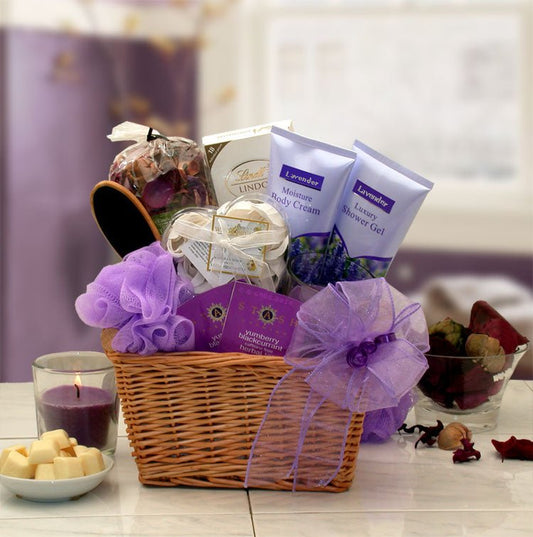 Lavender Relaxation Spa Gift Basket - DB Gift Baskets