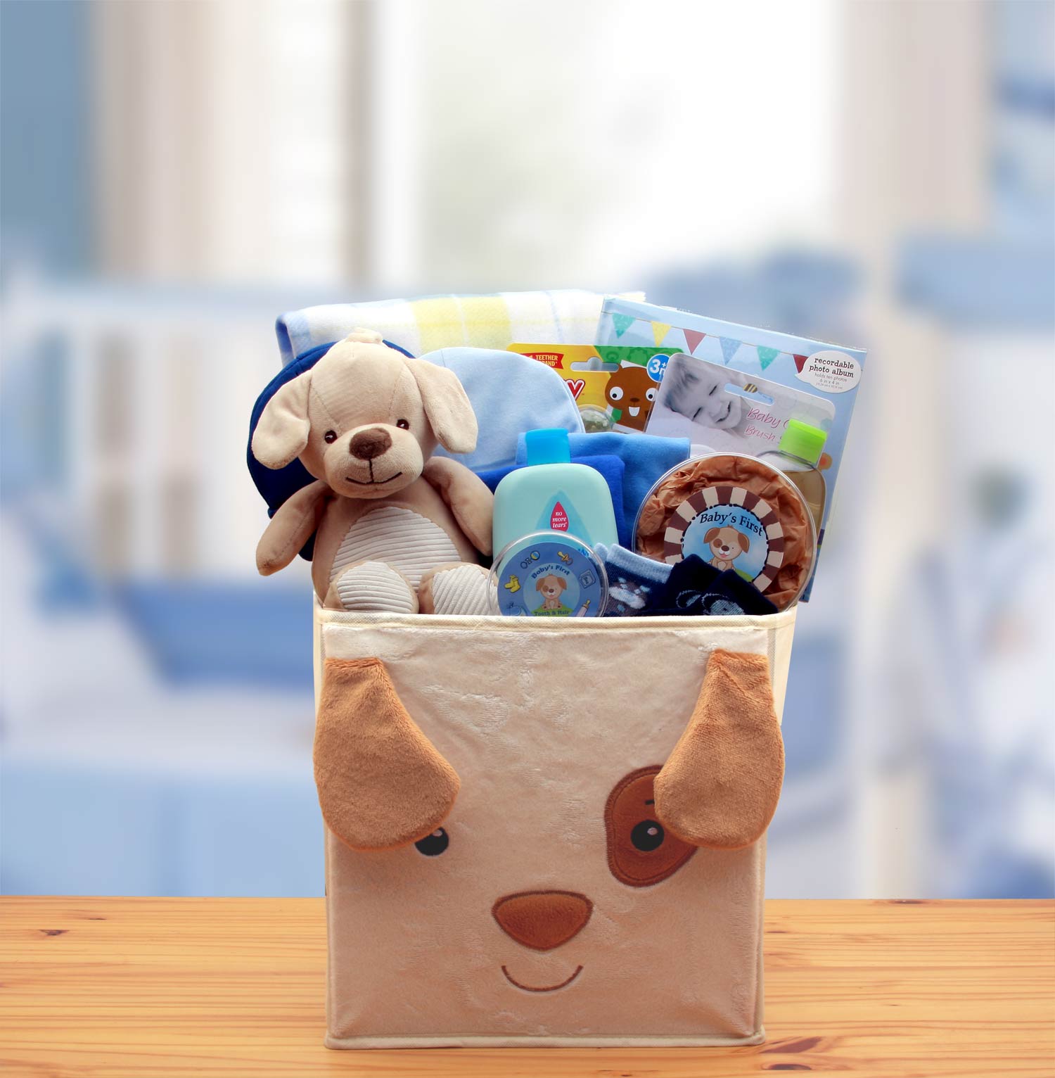Puppy Tails New Baby Gift Basket - DB Gift Baskets