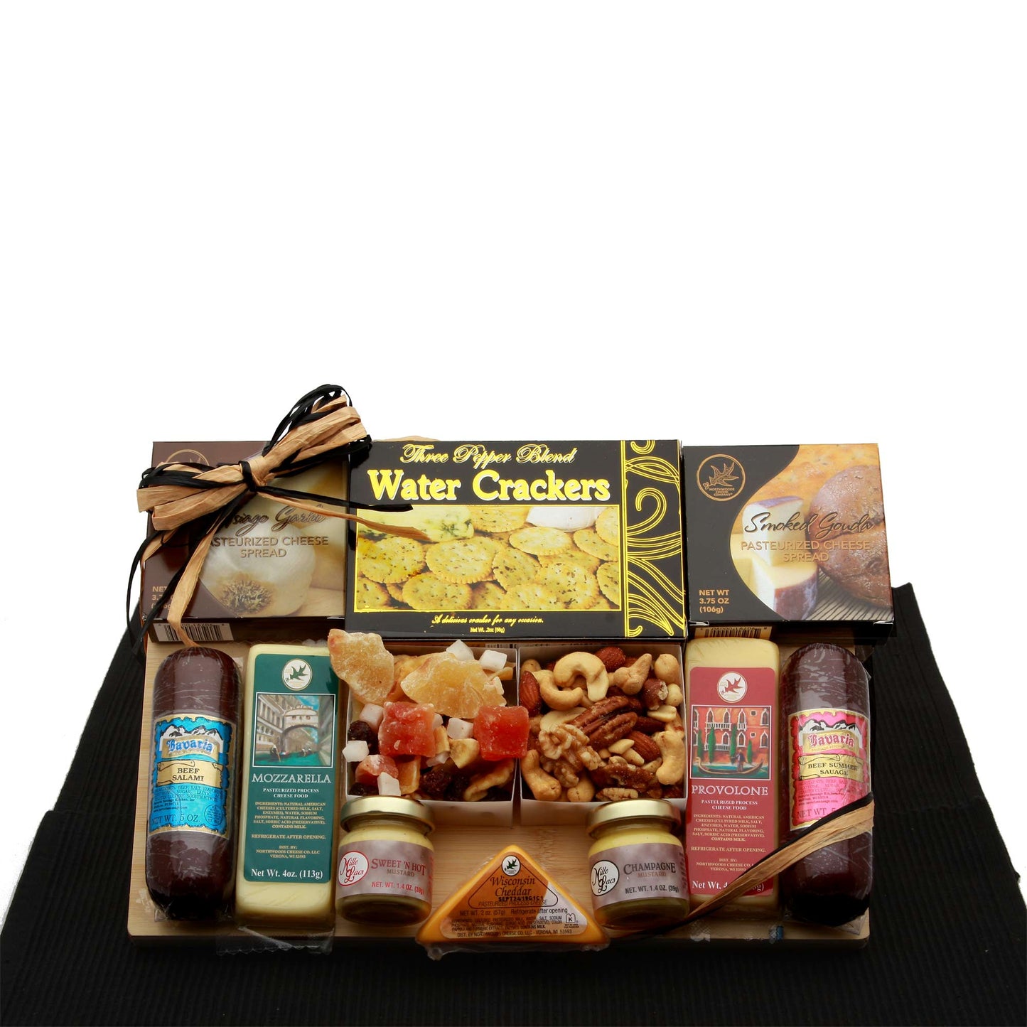 Savory Selections Meat & Cheese Gourmet Gift Board - DB Gift Baskets