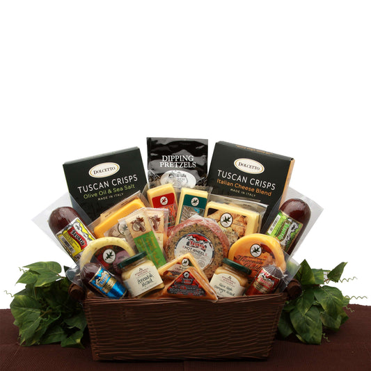Ultimate Meat & Cheese Sampler - DB Gift Baskets
