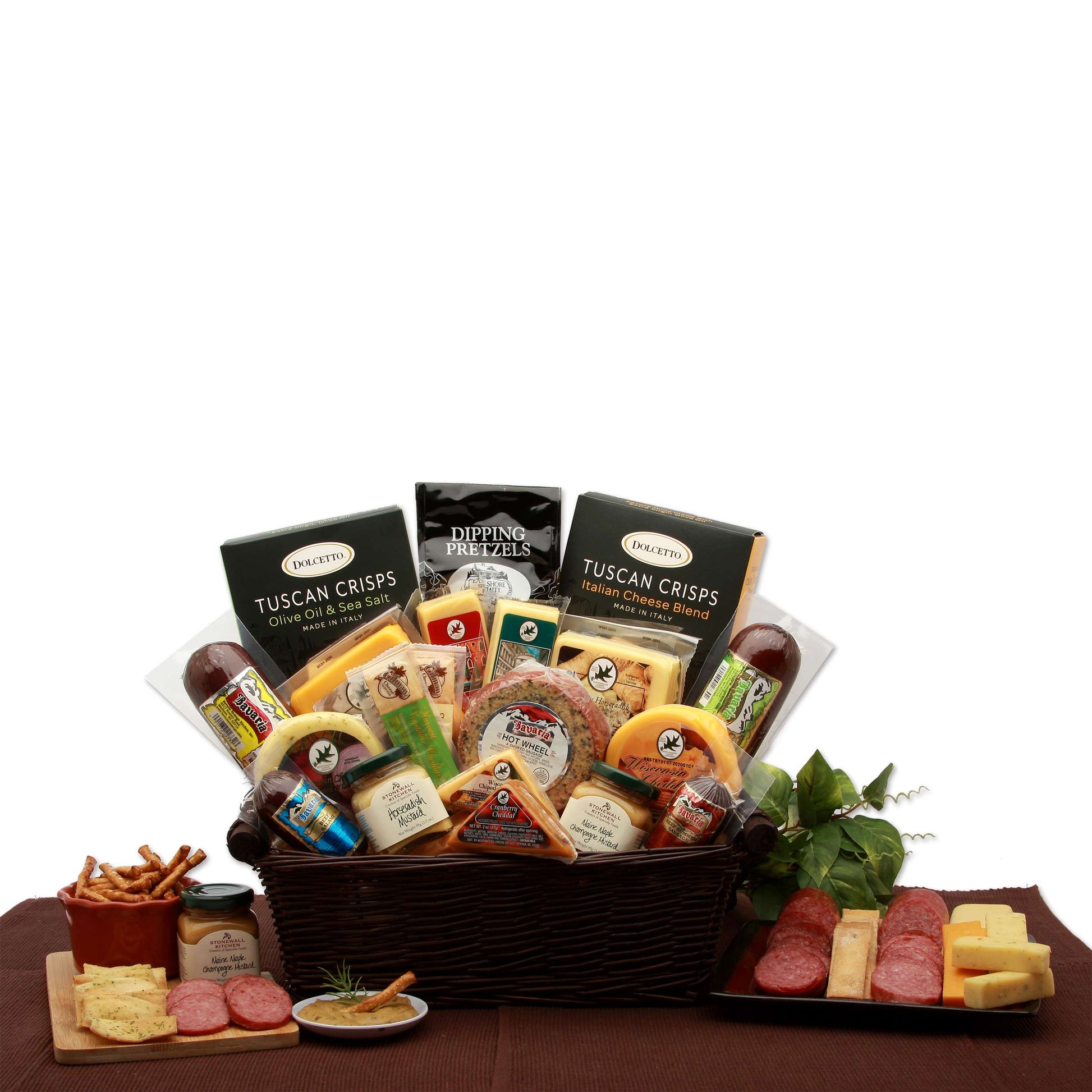 Ultimate Meat & Cheese Sampler - DB Gift Baskets